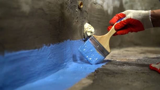 Commercial Exterior Waterproofing project at a Wheeler, IN business property by SJ Waterproofing Pros